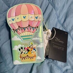 Loungefly Mint and White Hot Air Balloon Wallet
